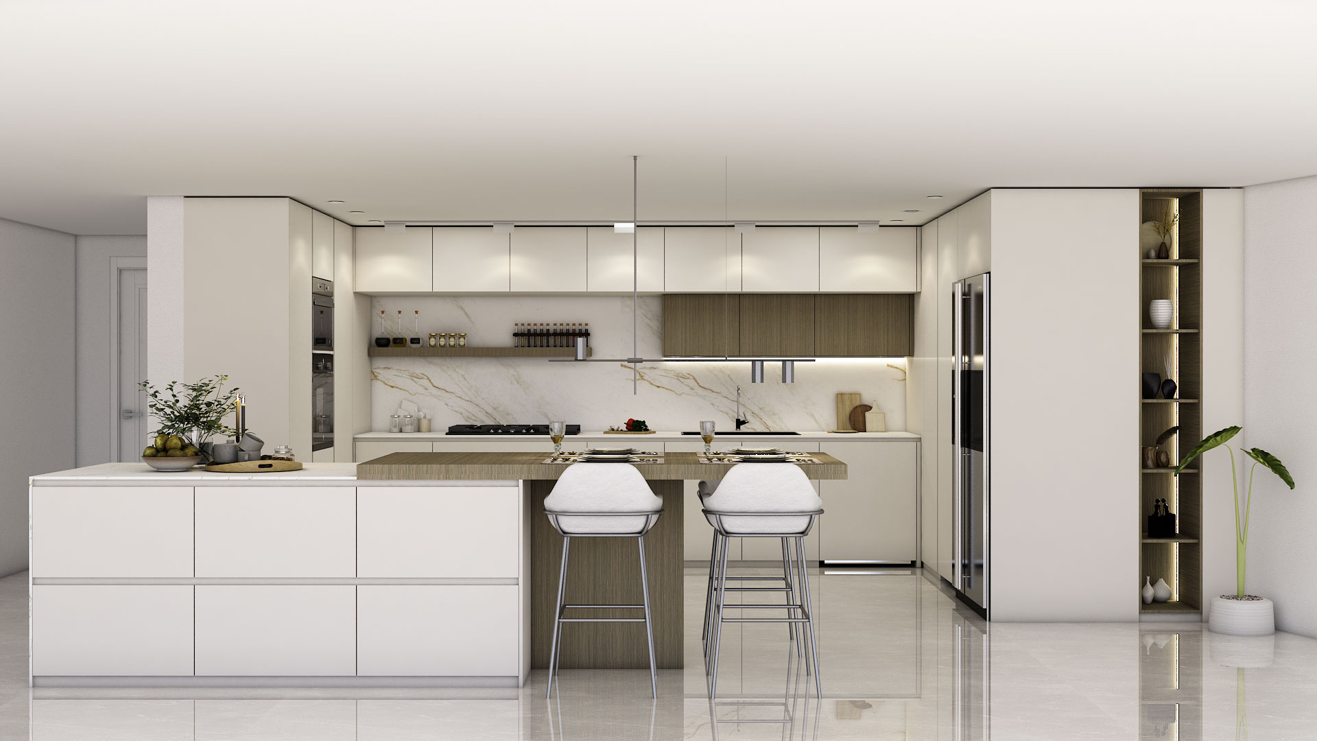 هزینه طراحی کابینت آشپزخانه