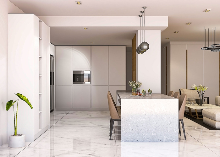 کابینت-آشپزخانه-سفید-مدرن